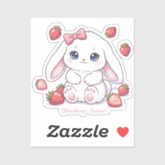 Strawberry Wonderland Bunny - Anime Style Kawaii