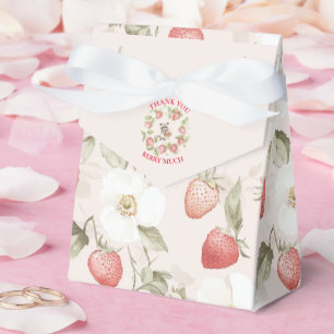 Strawberry Woodland Baby Shower Favour Box