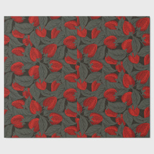 Strawberry wrapping paper