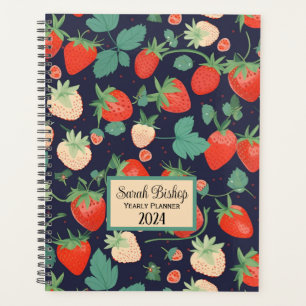 Strawberry Yearly Planner Hardcover
