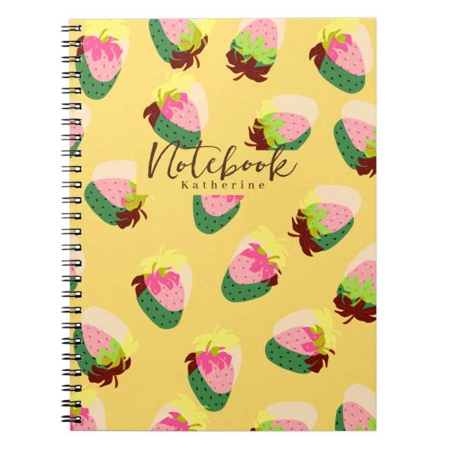 Strawberry Yellow Notebook (Front)