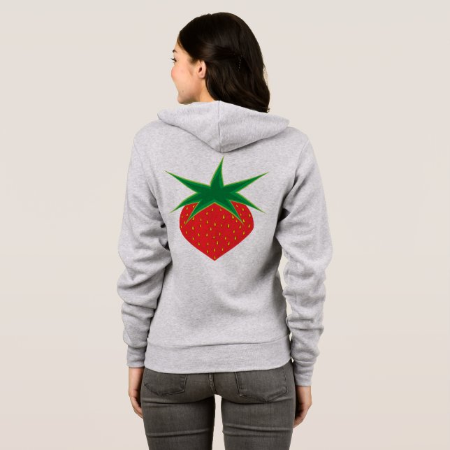 Strawberry Zip Hoodie (Back Full)