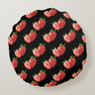 Strawberrys Round Cushion