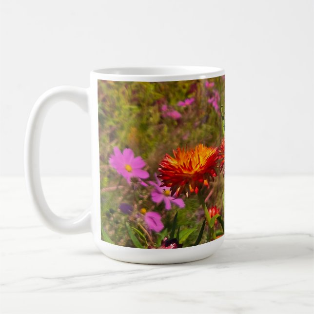 Strawflowers Coffee Mug (Left)