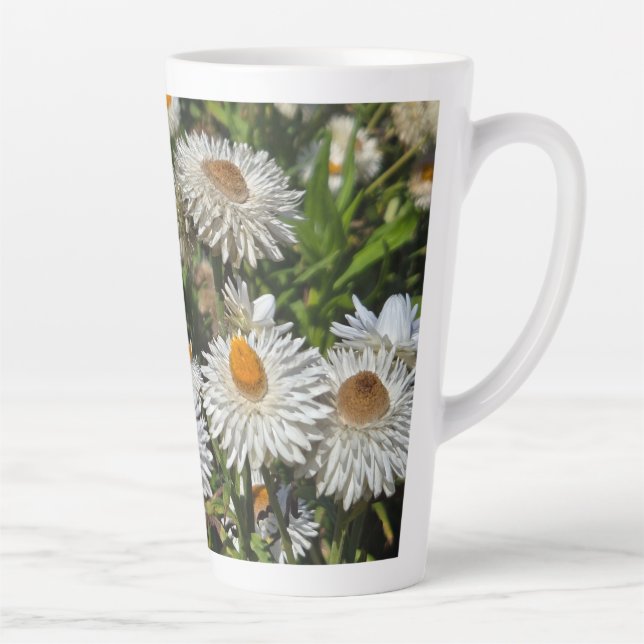 Strawflowers Latte Mug (Right)