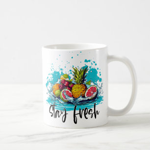 Stray Fresh - Summer - Watercolor Tropical Fruits Coffee Mug