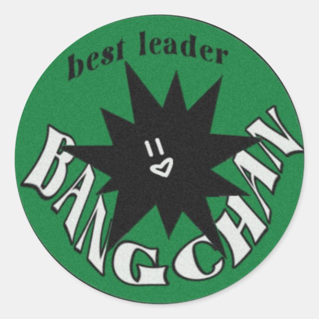 Stray Kids - Bangchan [stickers] Classic Round Sticker (Front)