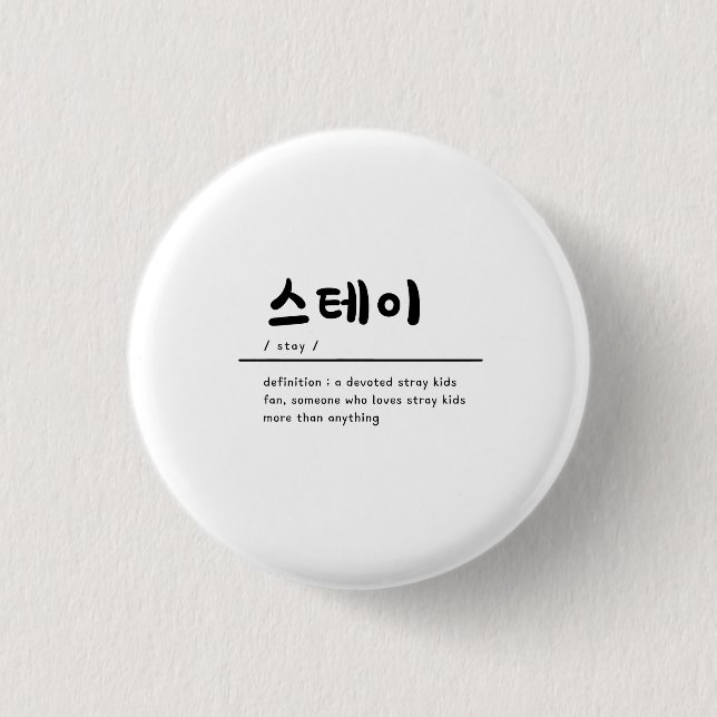 Stray Kids SKZ KPOP Badge for STAY (Front)