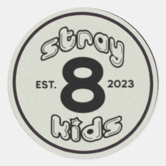 Stray Kids [stickers] Classic Round Sticker