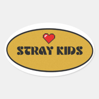 Stray Kids [stickers] Oval Sticker