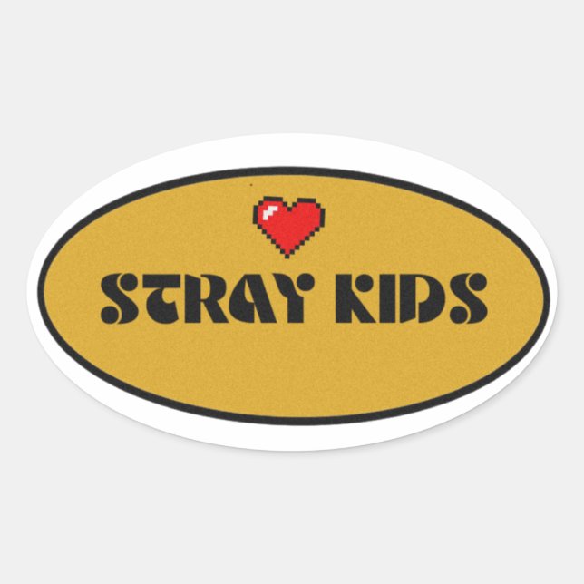 Stray Kids [stickers] Oval Sticker (Front)