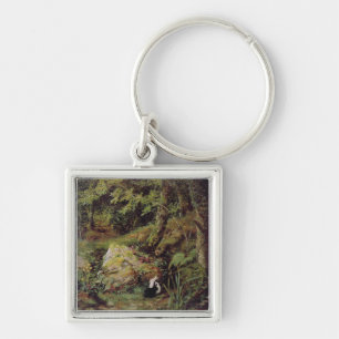 Stray rabbits key ring