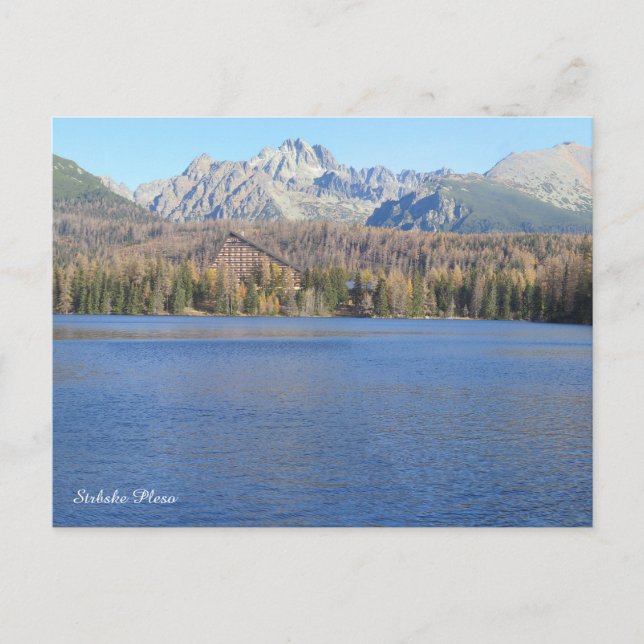 Strbske Pleso Holiday Postcard (Front)
