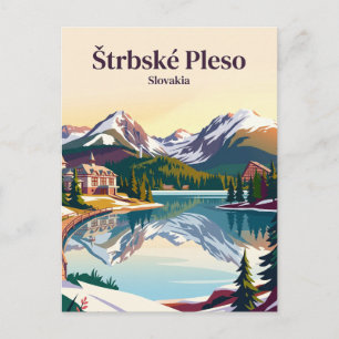Štrbské Pleso Slovakia Postcard