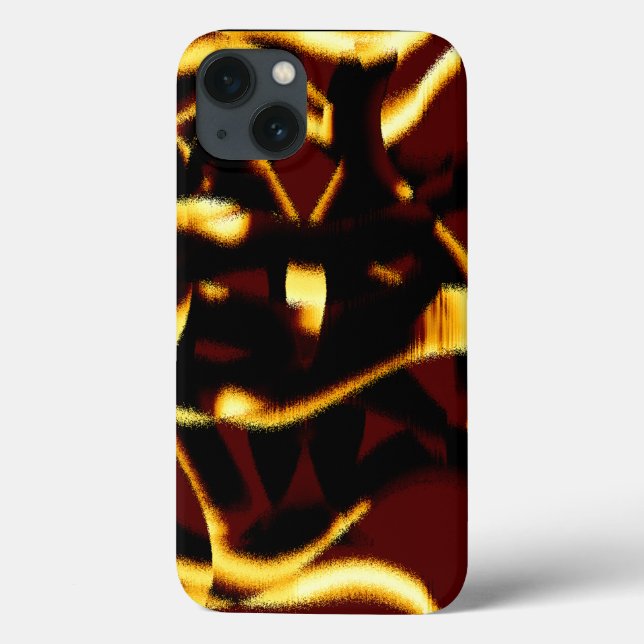Streaks burnt yellow looks terry or flawed spray Case-Mate iPhone case (Back)