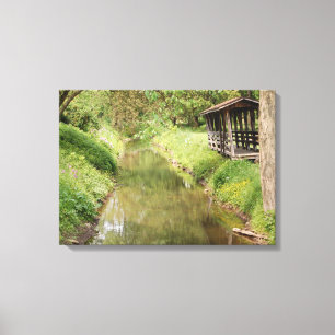 Stream of Tranquillity Country Photograph Canvas Print