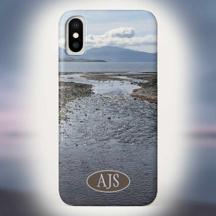 Stream, Sea, and View of Isle of Arran iPhone X Case