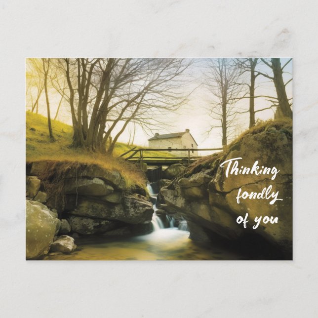 Stream through the back 40 postcard (Front)