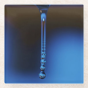 Stream To Drop by Shirley Taylor Glass Coaster