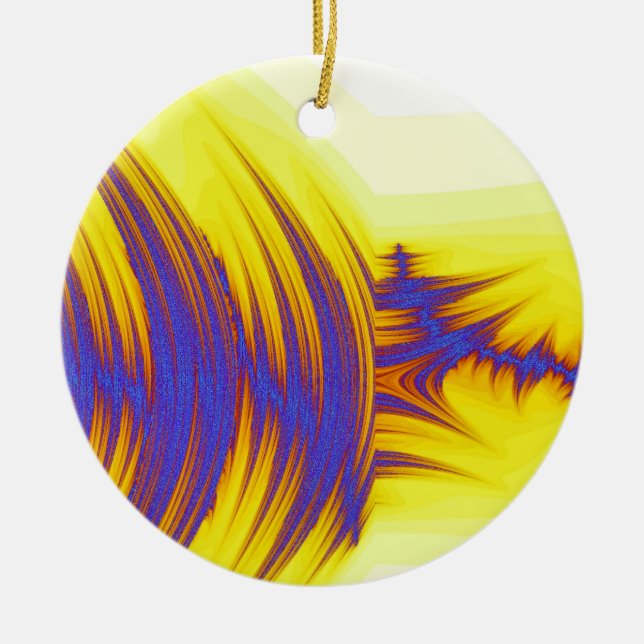 STREAM WATER CERAMIC TREE DECORATION (Front)