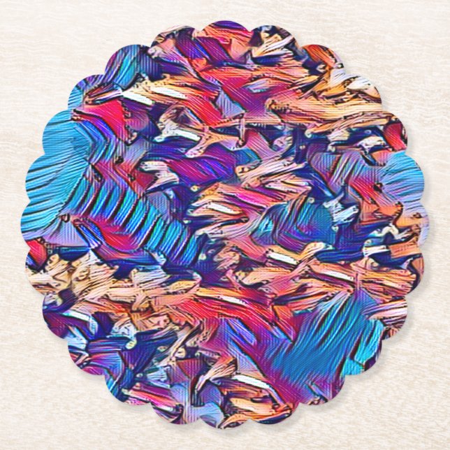 STREAM WATER  PAPER COASTER (Front)