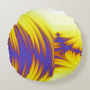 STREAM WATER ROUND CUSHION