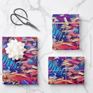 STREAM WATER WRAPPING PAPER SHEET