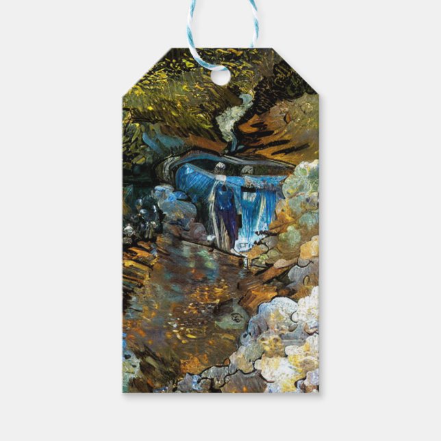 STREAM WATERFALL GIFT TAGS (Front)