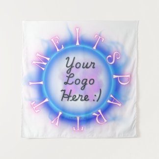 Streamer Party Time Backdrop Tapestry