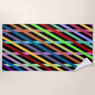 Streamers Beach Towel