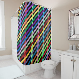 Streamers Shower Curtain