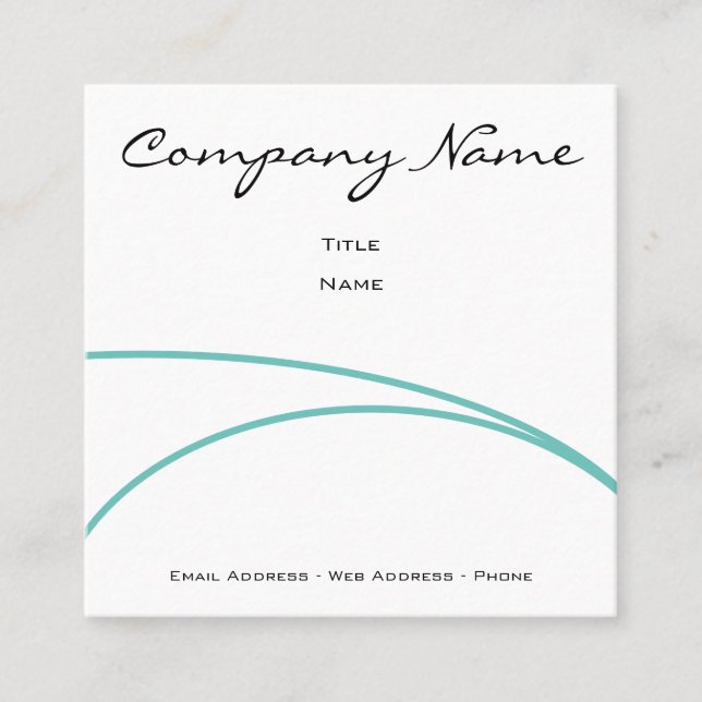 Streamline Business Card (Front)