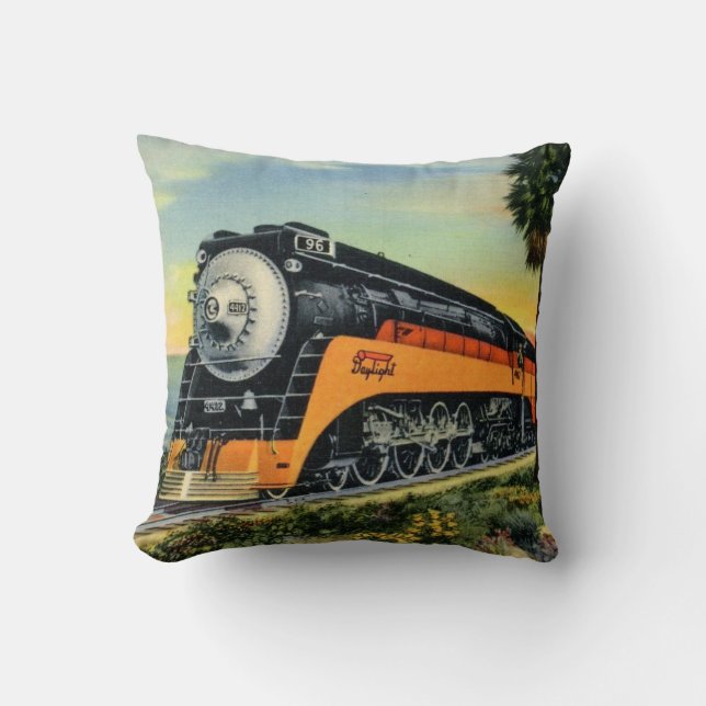Streamline Steam Locomotive Cushion (Front)