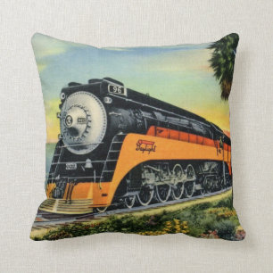 Streamline Steam Locomotive Cushion