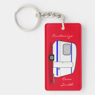 Streamlined  trailer gypsy caravan Thunder_Cove Key Ring