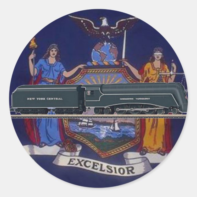 Streamlines Steam Locomotive J-2 Sticker (Front)