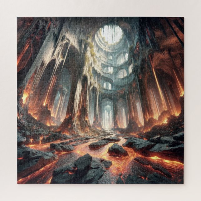 Streams of Lava Jigsaw Puzzle (Vertical)