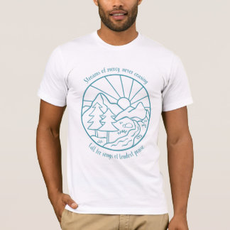 Streams of Mercy Landscape Blue T-Shirt