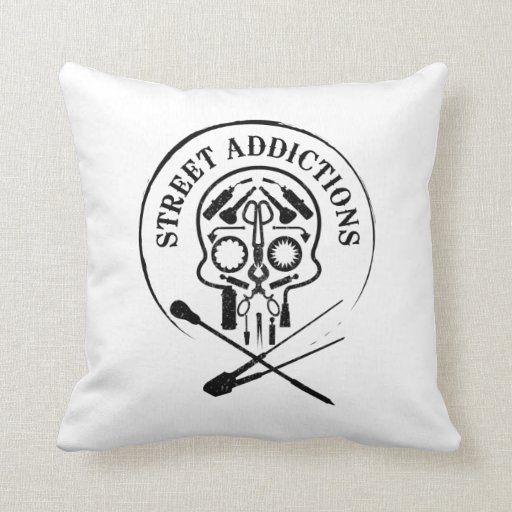 Image of Street Addictions Logo Cushion