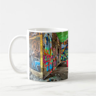 Street Art Abandoned Building Graffiti Coffee Mug