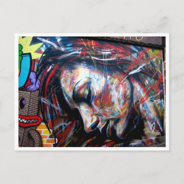 Street art Brick Lane Postcard (Front)