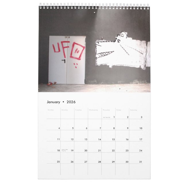 STREET art Calendar (Jan 2026)