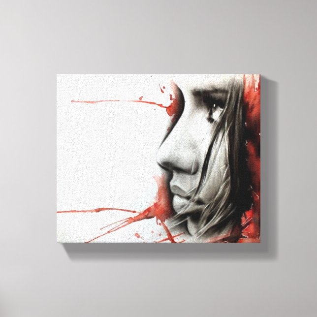 Street art canvas print (Front)