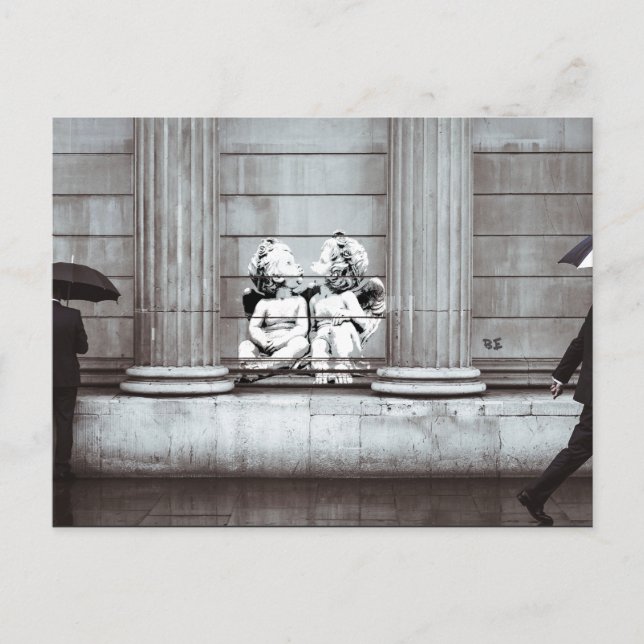 Street Art Cherubs Postcard (Front)