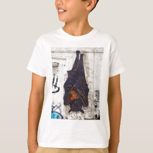 Street art mural flying fox (fruit bat) fantasy T-Shirt