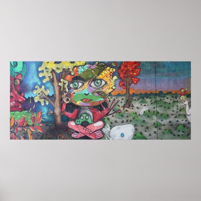 Street Art  / Mural photo Poster (Front)