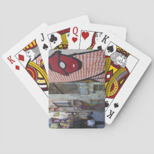 Street art on Calle de la Libertad street Playing Cards