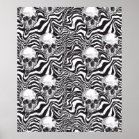 Street Art Skull Poster Design A11