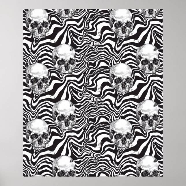 Street Art Skull Poster Design A11 (Front)