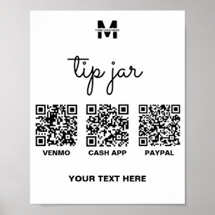 street artists virtual tip jar QR code sign